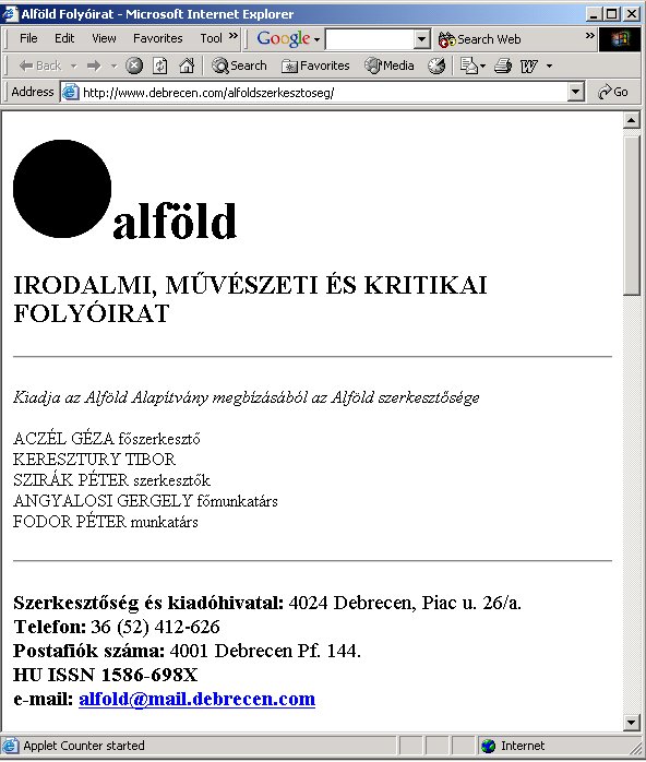 Alf�ld - 2003.07.10.