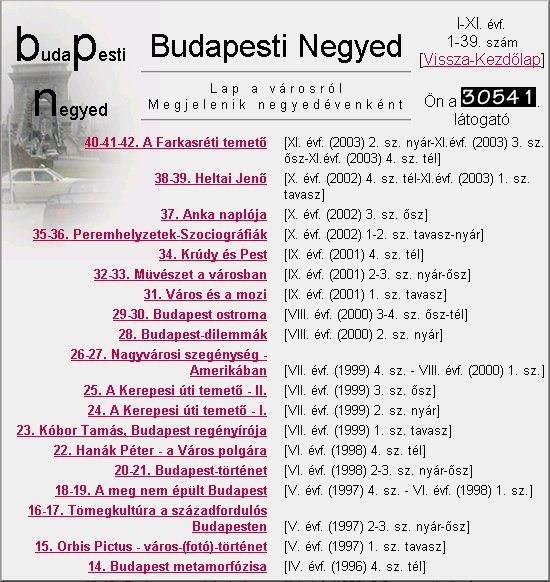 Budapesti Negyed 2005.01.25.