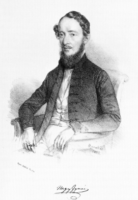 Nagy Ign�c, 1844, Barab�s Mikl�s litogr�fi�ja, Magyar Nemzeti M�zeum T�rt�nelmi K�pcsarnoka
