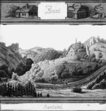 Zugliget, 1837-1848 k�z�tt, M. Schwindt rajza