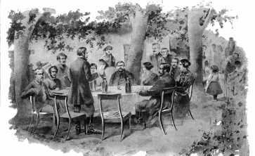 V�r�smarty F�yn�l F�ton, sz�ret idej�n, az 1842-es esem�nyt meg�r�k�t� rajz