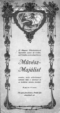 Megh�v� a M�v�sz Maj�lisra, 1900-as �vek eleje