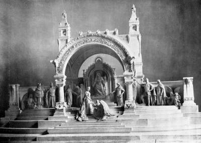 Fadrusz, Korb �s Giergl p�lyam�ve, I. Szoborp�ly�zat, 1902. Erzs�bet kir�lyn� eml�ke. Br. Forster Gyula az Erzs�bet eml�kszobra �gy�ben alak�tott orsz�gos bizotts�g eln�k�nek a jelent�se