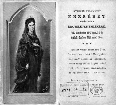 R. Hirsch Nelly rajza az �r�kim�d�s templom jav�ra sokszoros�tott imak�rty�n, 1900-as �vek, Orsz�gos Sz�ch�nyi K�nyvt�r Apr�nyomtatv�nyt�r