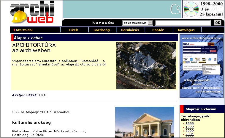 Alaprajz Online 2004.05.03.
