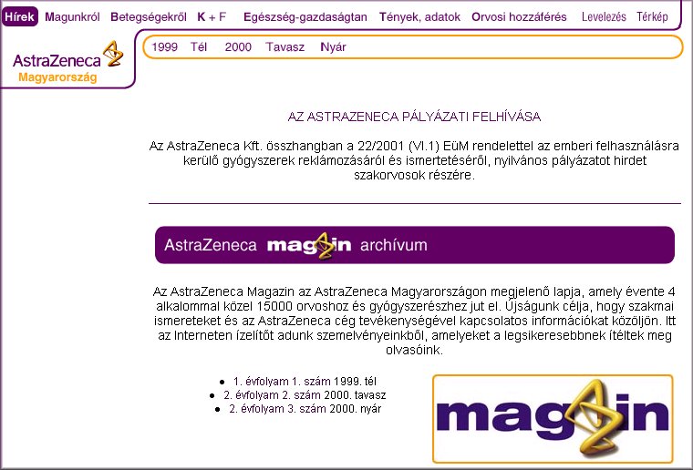 AstraZeneca Magazin 2004.05.11.
