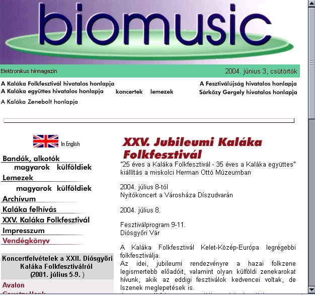 Biomusic 2004.06.03.