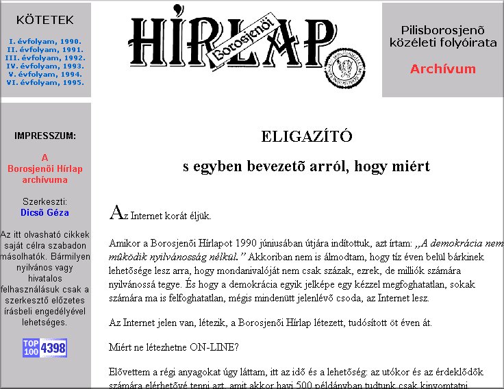 Borosjen�i H�rlap 2004.06.04.