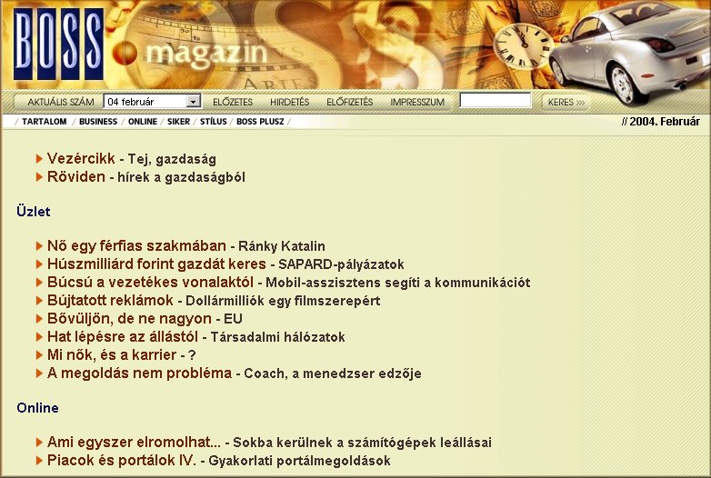 Boss Magazin 2004.06.04.