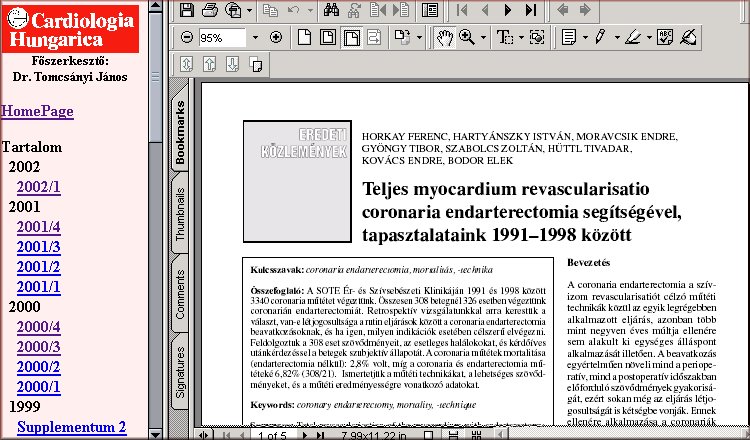 Cardiologia Hungarica 2004.06.10.