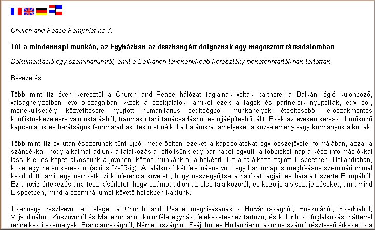 Church and Peace Pamphlet 2004.06.11.