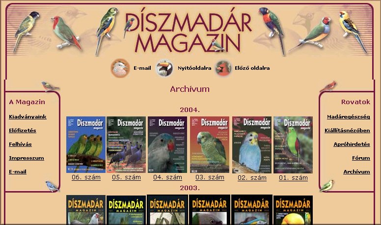 D�szmad�r Magazin 2004.06.30.