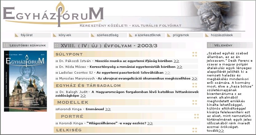 Egyh�zf�rum 2004.07.20.