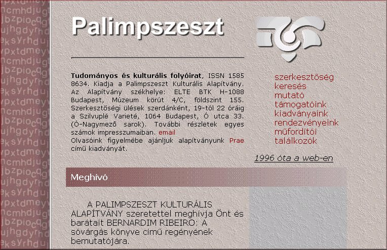 Palimpszeszt 2004.07.27.