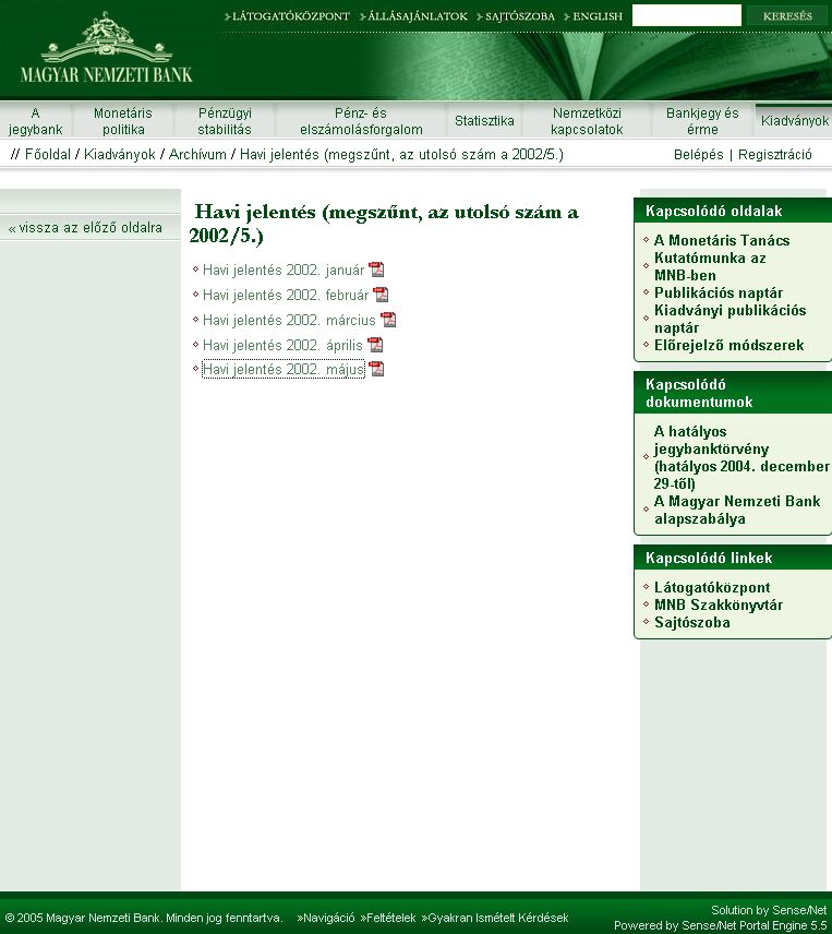 Havi Jelent�s 2004.07.27.