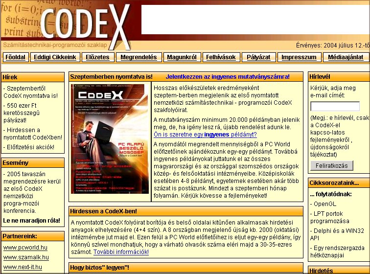 Codex 2004.08.02.