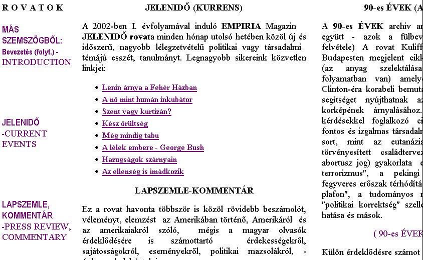 Empiria Magazin 2004.08.17.