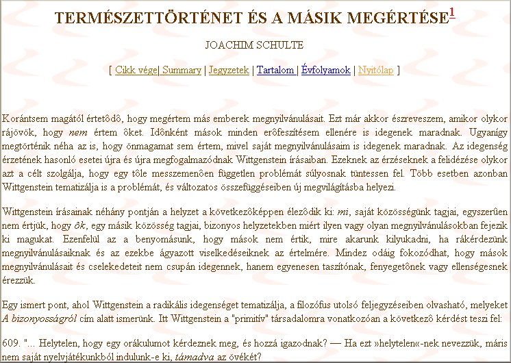 Magyar Filoz�fiai Szemle 2004.08.18.