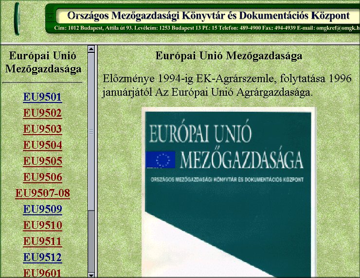 Eur�pai Uni� Mez�gazdas�ga 2004.09.03.