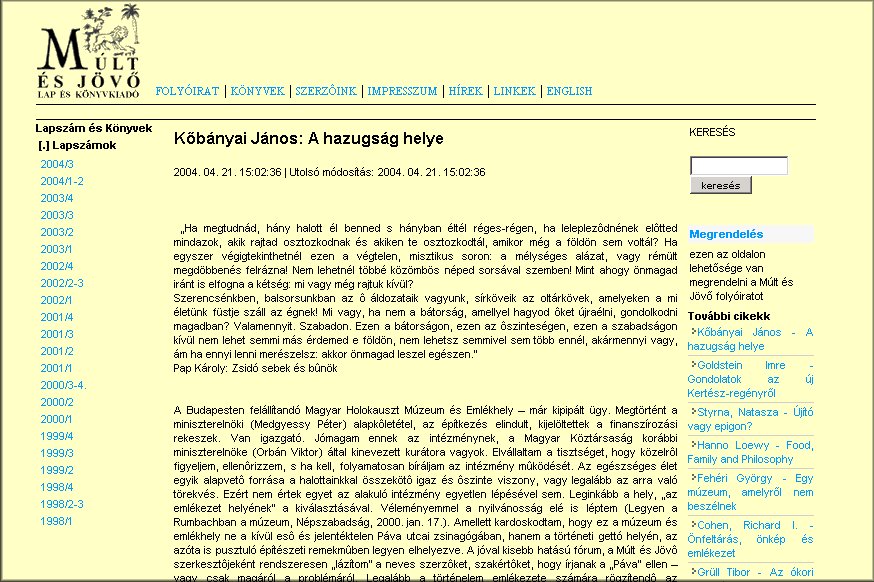M�lt �s J�v� 2004.10.20.