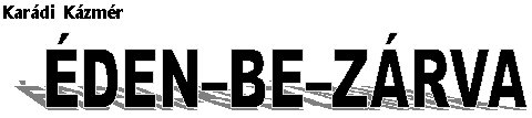 Kar�di K�zm�r: �DEN-BE-Z�RVA -- Grafika &copy; Kov�cs P�ter (Smith)