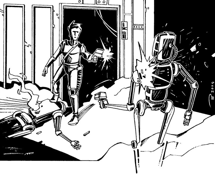 Bolyki Tam�s: Embervad�szat - illusztr�ci� - Grafika &copy; Pilcz Roland