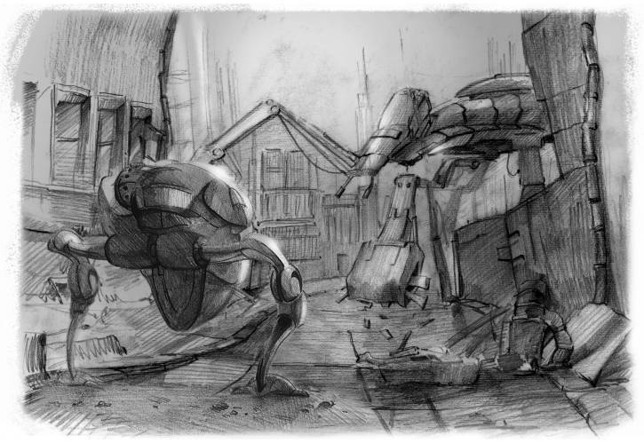 V�czi �rp�d: Sehollak�k - illusztr�ci� - Grafika &copy; K�meri Csaba