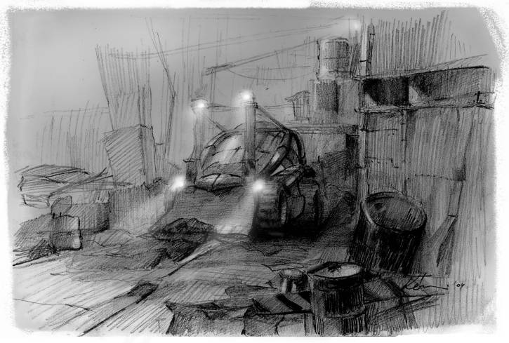 V�czi �rp�d: Sehollak�k - illusztr�ci� - Grafika &copy; K�meri Csaba