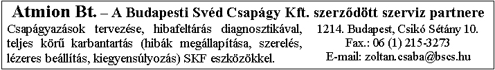 Szponzorok oldala (Atmion Bt.) -- �J GALAXIS 6. sz�m