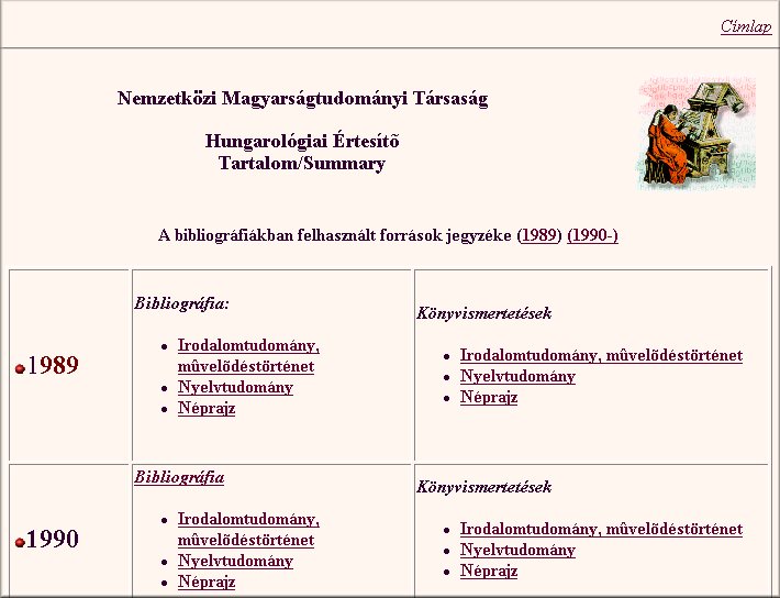 Hungarol�giai �rtes�t� 2004.11.25.