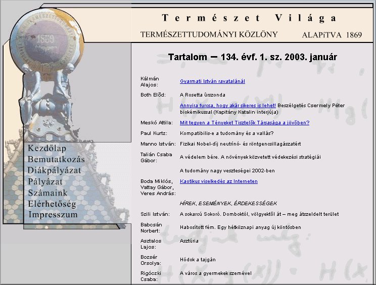 Term�szet Vil�ga 2004.12.04.