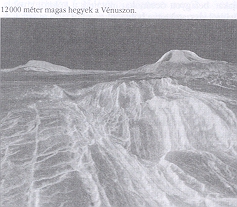 12000 m�ter magas hegyek a V�nuszon.