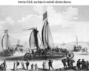 
Stevin f�ldi yachtja korabeli �br�zol�son