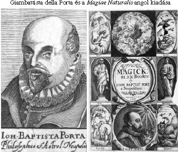
Giambattista della Porta �s a <I>Magiae Naturalis</I> angol kiad�sa