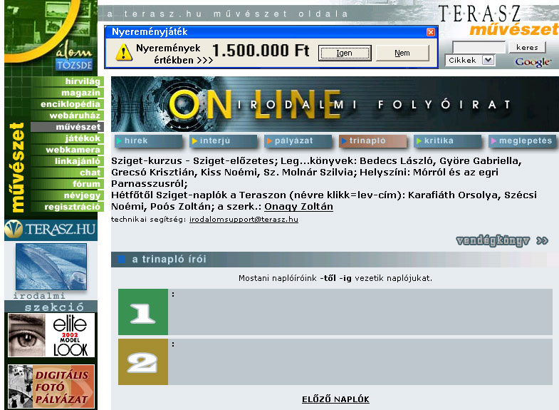 Terasz Magazin 2005.03.02.