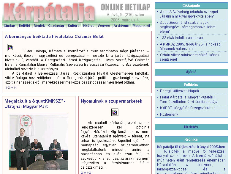 K�rp�talja 2005.03.08.
