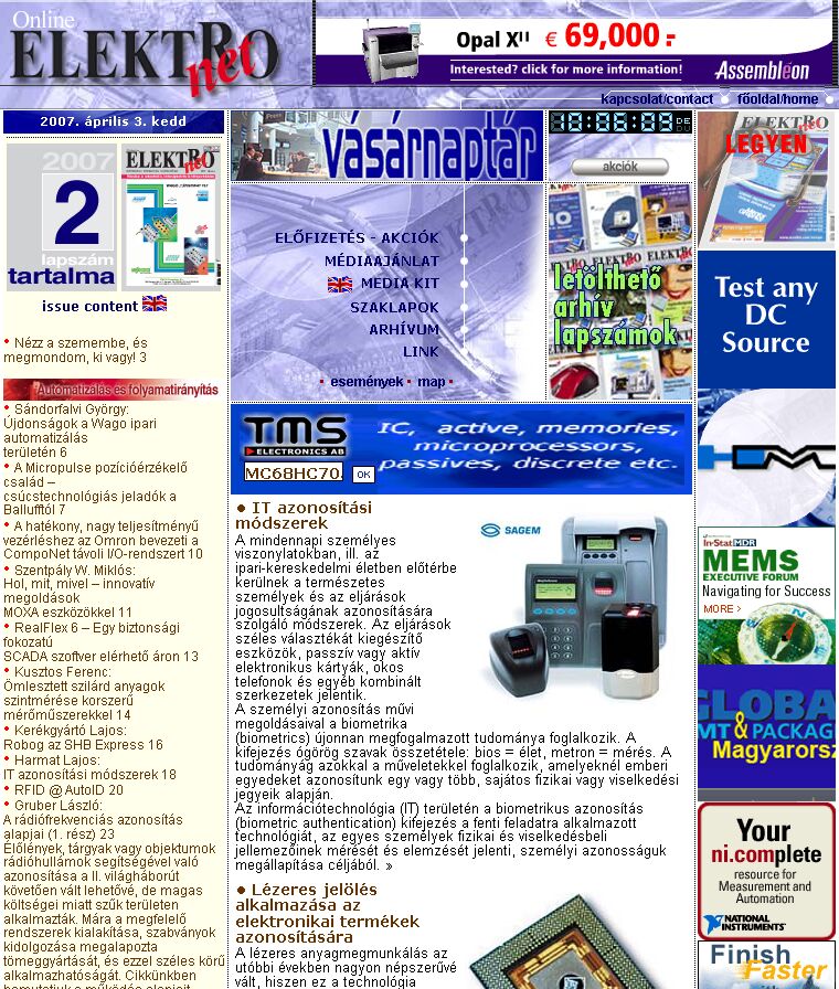 ELEKTROnet 2007.04.03.