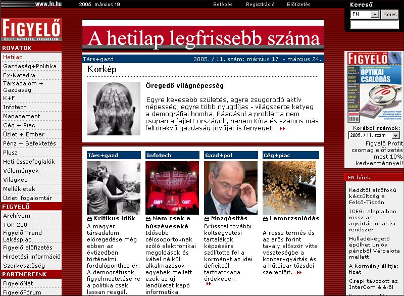 Figyel� 2005.03.19.