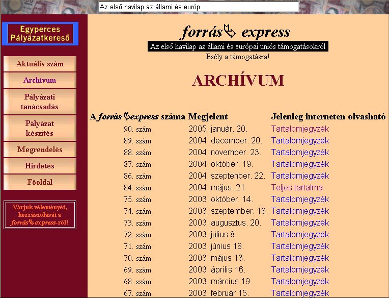 Forr�s Express 2005.03.25