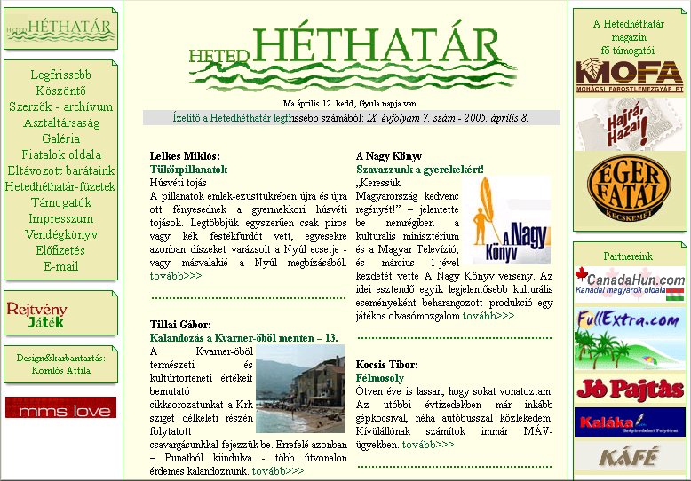 Hetedh�that�r 2005.04.12.
