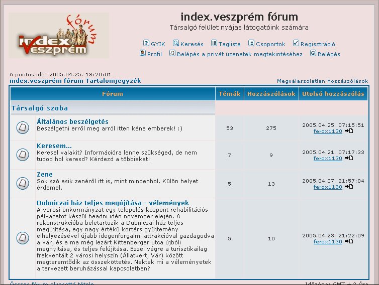 Index.Veszpr�m 2005.04.25.