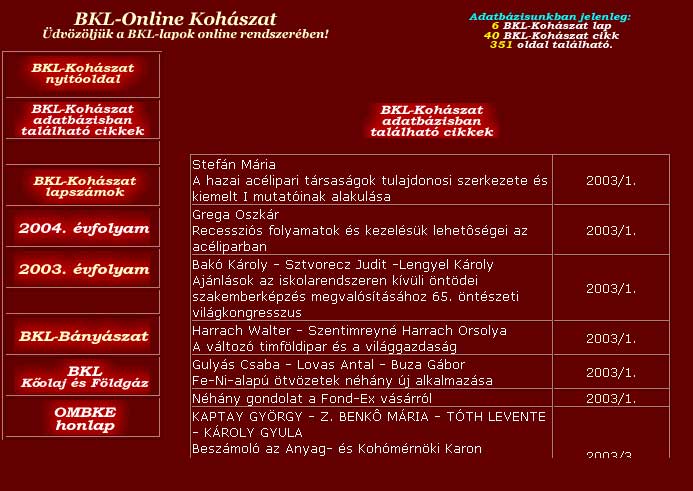 BKL-Online Koh�szat 2005.05.07.