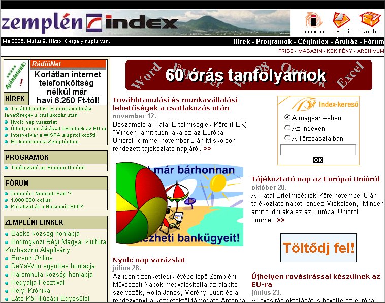 Zempl�n Index 2005.05.09.