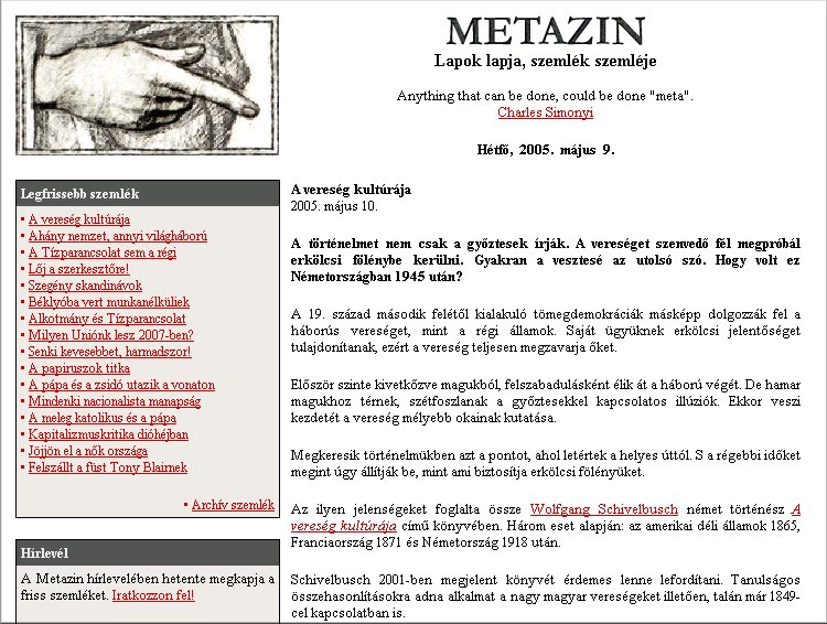 Metazin 2005.05.09.