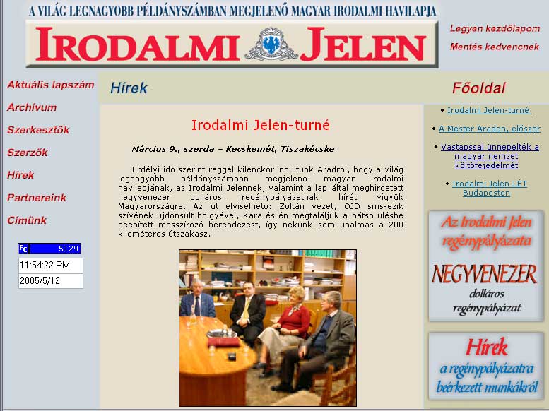 Irodalmi Jelen 2005.05.13.