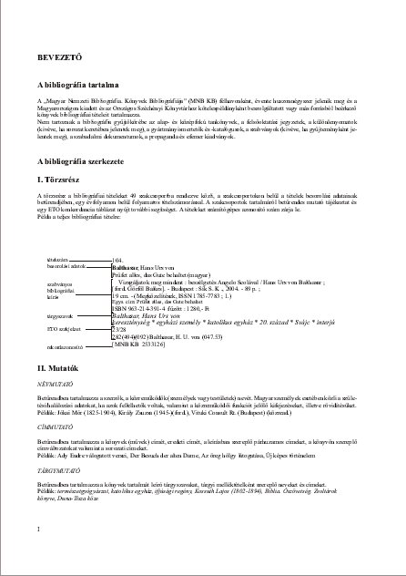 Magyar Nemzeti Bibliogr�fia. K�nyvek Bibliogr�fi�ja 2005.06.13.