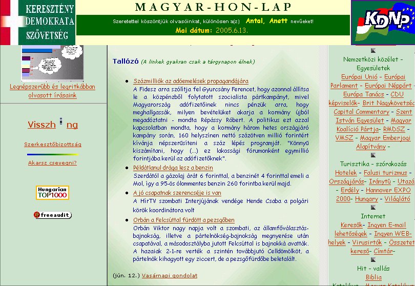 Magyar-Hon-Lap 2005.06.14.