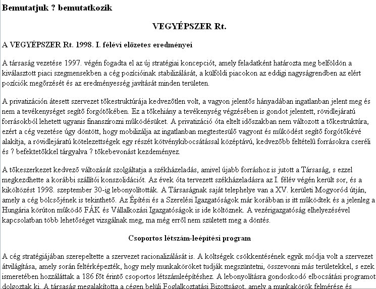 Magyar K�mikusok Lapja 2005.06.14.