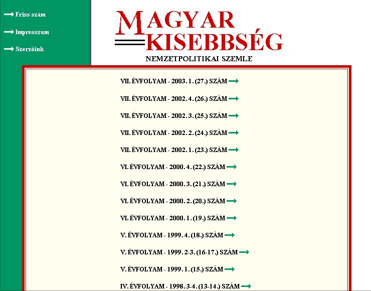 Magyar Kisebbs�g 2005.06.15.