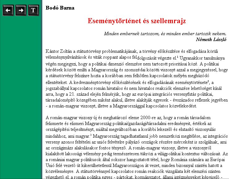 Magyar Kisebbs�g 2005.06.15.
